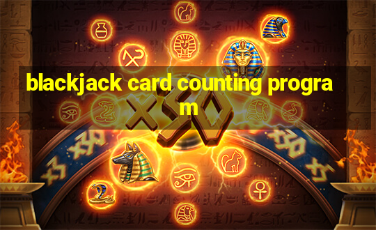 blackjack card counting program