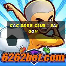 các beer club ở sài gòn