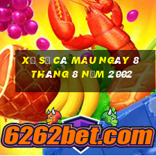 xổ số cà mau ngày 8 tháng 8 năm 2002