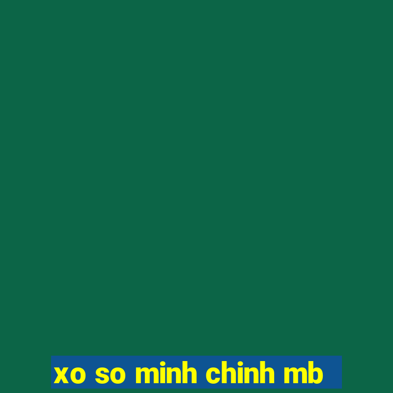 xo so minh chinh mb