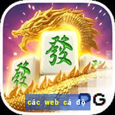 các web cá độ uy tín