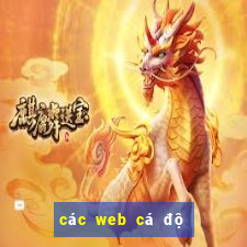 các web cá độ uy tín