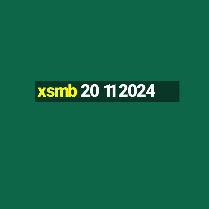 xsmb 20 11 2024