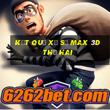 Kết quả xổ số Max 3D thứ hai