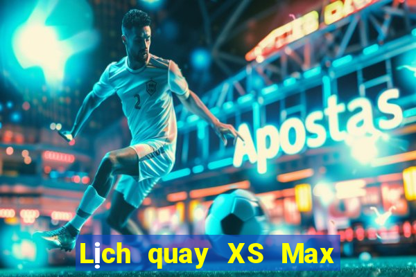 Lịch quay XS Max 4D thứ hai