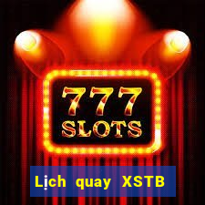 Lịch quay XSTB Thứ 7