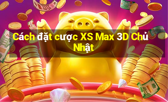 Cách đặt cược XS Max 3D Chủ Nhật