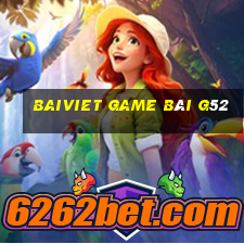 Baiviet Game Bài G52