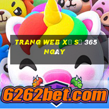 Trang web xổ số 365 ngày