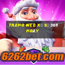 Trang web xổ số 365 ngày