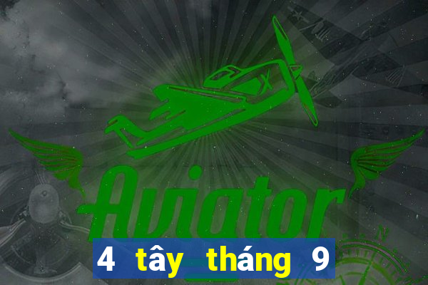 4 tây tháng 9 xổ số miền nam