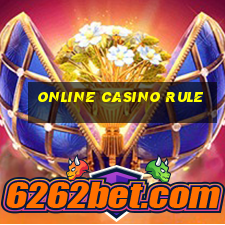 online casino rule