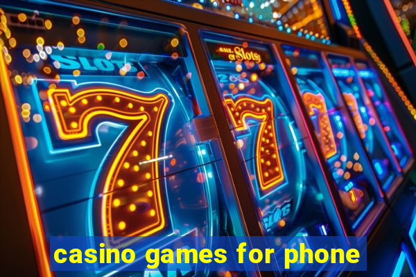 casino games for phone