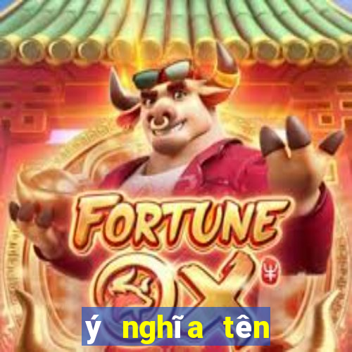 ý nghĩa tên khôi nguyên