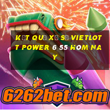 kết quả xổ số vietlott power 6 55 hôm nay