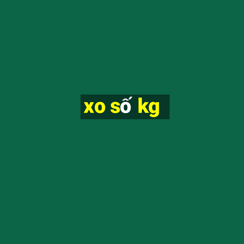 xo số kg