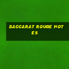 baccarat rouge notes