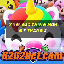 xổ số sóc trăng mùng 7 tháng 2