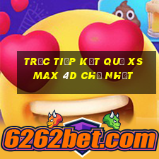 Trực tiếp kết quả XS Max 4D Chủ Nhật