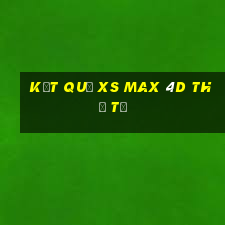 Kết quả XS Max 4D thứ tư