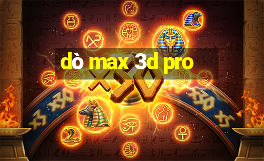 dò max 3d pro