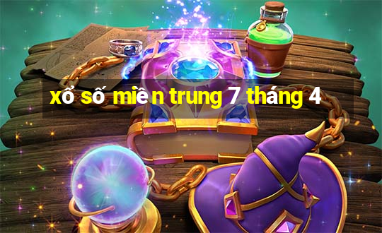 xổ số miền trung 7 tháng 4