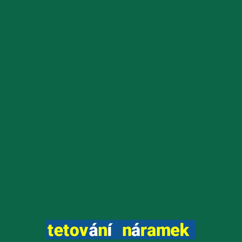 tetování náramek na nohu