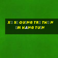 xổ số quảng trị thứ năm hàng tuần