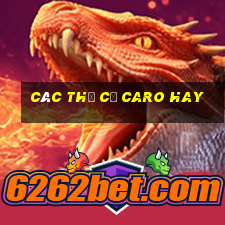 các thế cờ caro hay