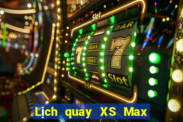 Lịch quay XS Max 3D ngày 20