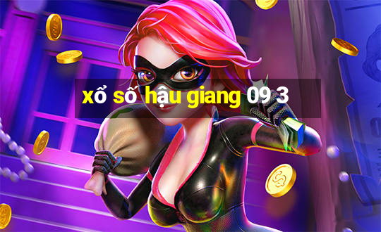 xổ số hậu giang 09 3