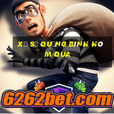 xổ số quảng bình hôm qua