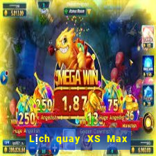 Lịch quay XS Max 4D ngày 13