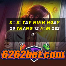 xổ số tây ninh ngày 29 tháng 12 năm 2024