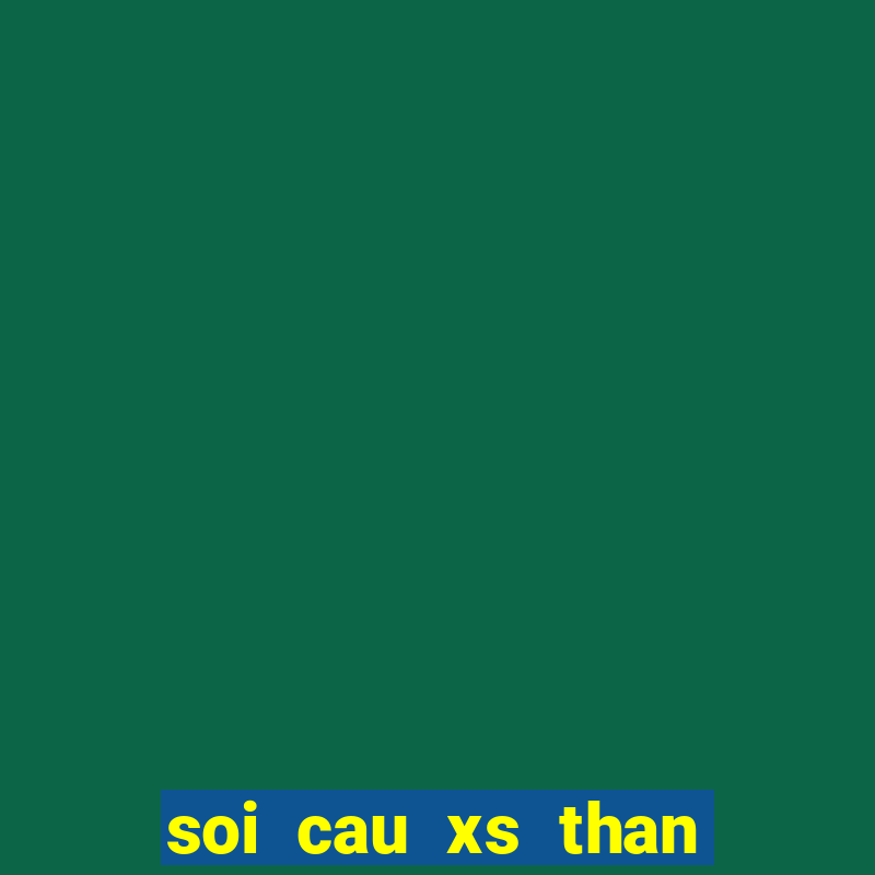 soi cau xs than tai mb