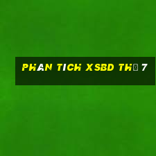 Phân tích XSBD Thứ 7