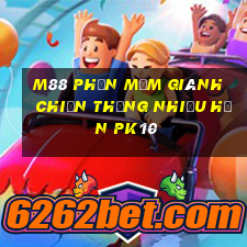 M88 Phần mềm giành chiến thắng nhiều hơn pk10