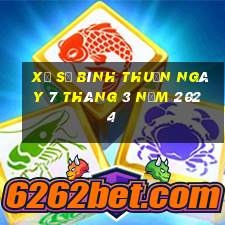 xổ số bình thuận ngày 7 tháng 3 năm 2024