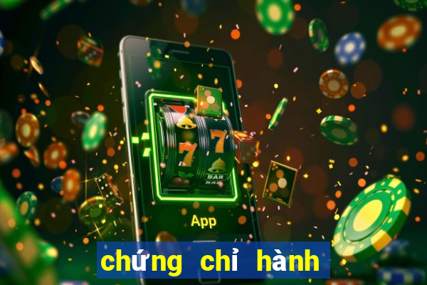 chứng chỉ hành nghề phun xăm