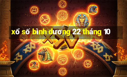 xổ số bình dương 22 tháng 10