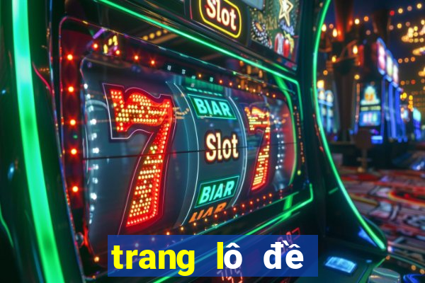 trang lô đề online uy tín