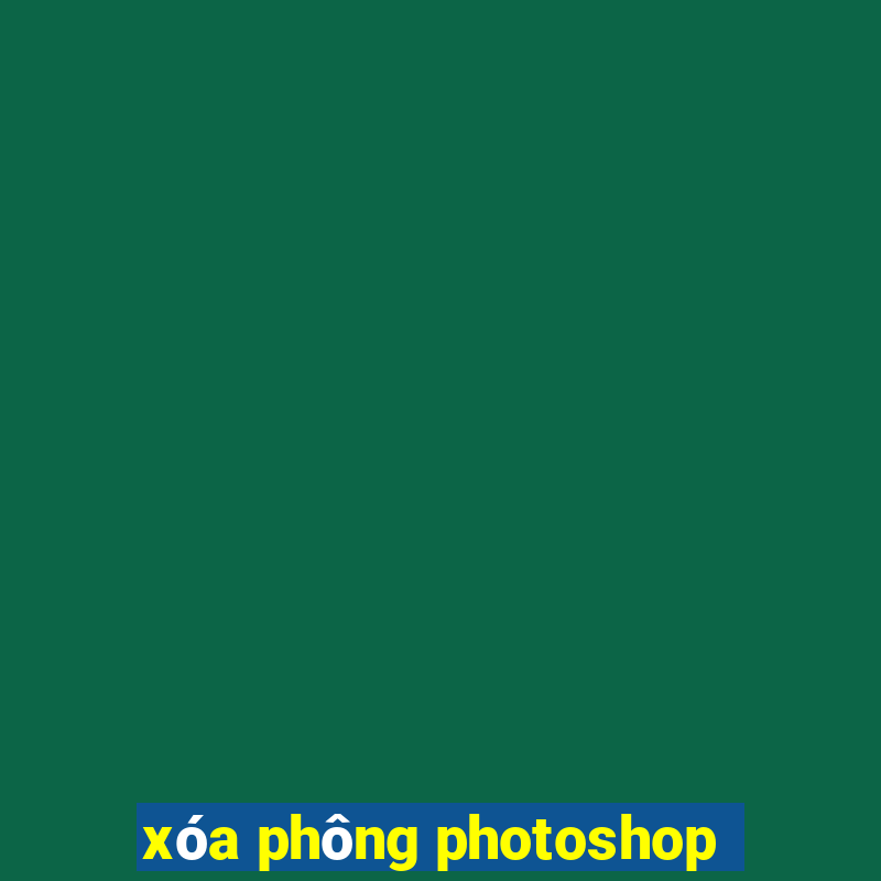 xóa phông photoshop