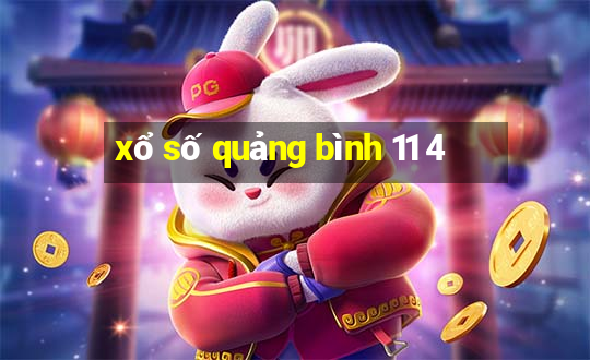 xổ số quảng bình 11 4