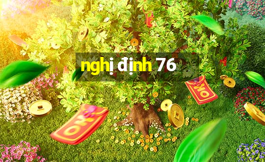 nghị định 76