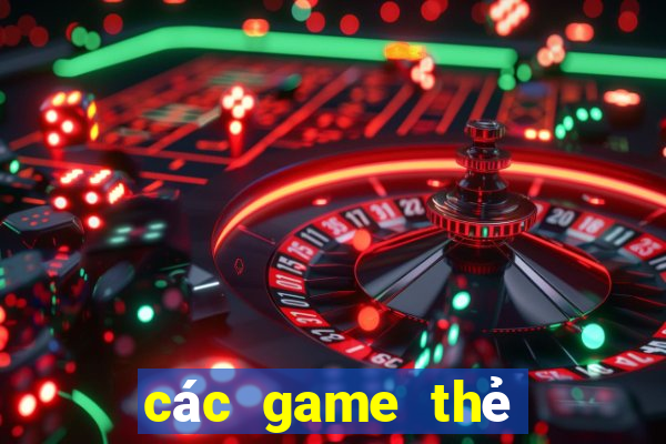 các game thẻ bài hay trên pc