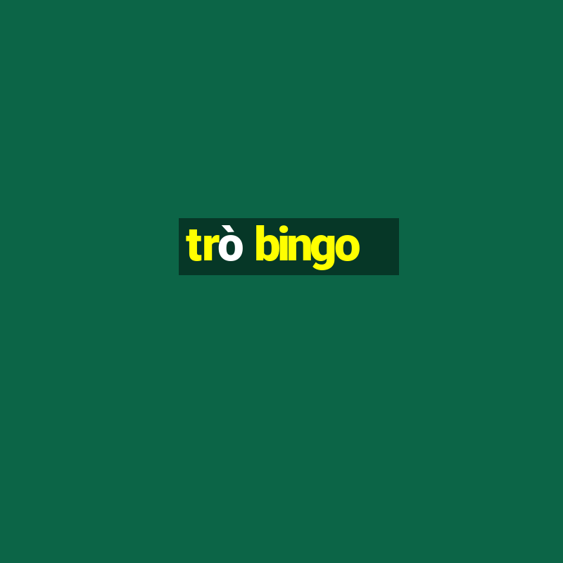 trò bingo