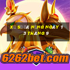 xổ số đà nẵng ngày 13 tháng 9