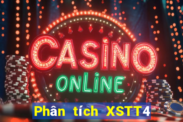 Phân tích XSTT4 ngày thứ sáu