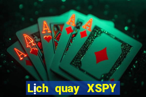 Lịch quay XSPY thứ bảy