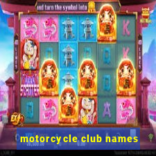 motorcycle club names